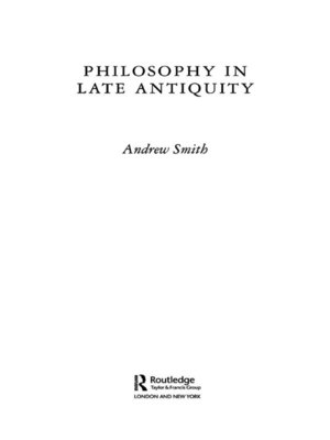 cover image of Philosophy in Late Antiquity